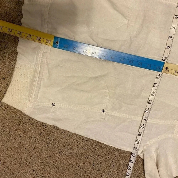 Heritage 1981 100% Linen Full zip Jacket Women Size L pockets - Picture 2 of 9